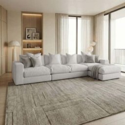 Sofa Style Hampshire Modular 4 Seat Sofa in Dove Grey