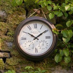 Pacific Lifestyle - Antique Bronze Effect Indoor Outdoor Wall Clock