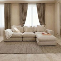 Sofa Style Hampshire Modular 3 Seat Sofa in Beige