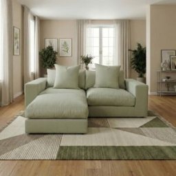 Sofa Style Hampshire Modular 2 Seat Sofa in Moss Green