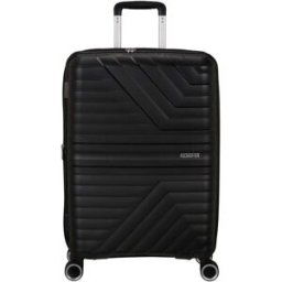 American Tourister Flytwist 67cm 4-Wheel Expandable Suitcase - Shadow Black