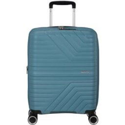 American Tourister Flytwist 55cm 4-Wheel Expandable Cabin Case - Storm Blue