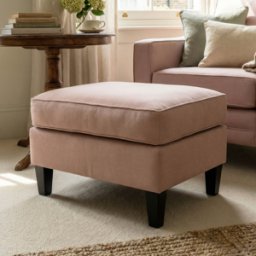 Sofa Style Wiltshire Footstool in Dusky Pink