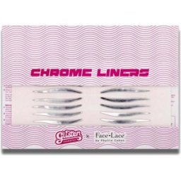 Chrome Liners - Chrome Makeup Stickers - Face Lace x Glisten Cosmetics