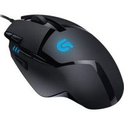 Logitech G402 Hyperion Fury Wired Gaming Mouse, 4,000 DPI, Lightweight, 8 Programmable Buttons, DPI Switch Button, Compatible with PC/Mac - Black, New