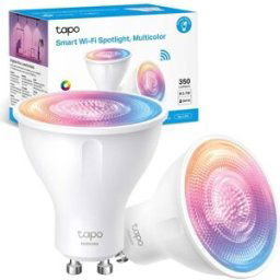 Tapo L630 Smart Wi-Fi GU10 LED Bulbs (2-Pack) – Multicolour, Tunable White, RGB, Remote Control, Works with Alexa & Google Home, No Hub Required, New
