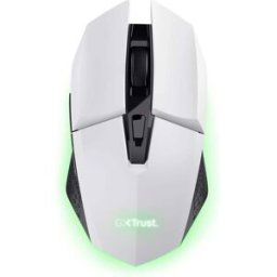 Trust Gaming GXT 110W Felox Wireless Gaming Mouse – Rechargeable, 80H Playtime, 800-4800 DPI, RGB LED, 6 Buttons – White, New