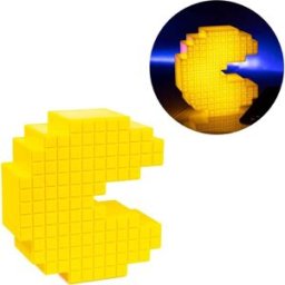 Paladone Pac Man Pixelated Light - Vintage Gaming Desk Lamp [Energy Class A], New