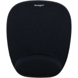 Kensington Ergonomic Mouse Mat with Wrist Support – Comfort Foam, Compatible with Laser & Optical Mice – Black (62384), 32 x 252 x 210 mm