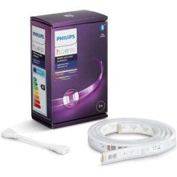 Philips Hue Lightstrip Extension V4 1m - White & Colour Ambiance Smart LED, Bluetooth, Alexa, Google Assistant & HomeKit Compatible, New