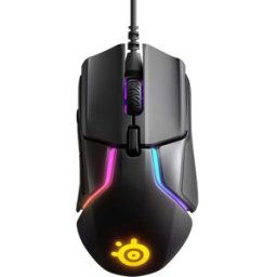 SteelSeries Rival 600 Gaming Mouse, 12,000 CPI TrueMove3+ Dual Optical Sensor, Adjustable Weight System, Black, New