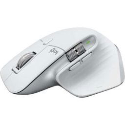 Cashtro Ltd Logitech MX Master 3S for Mac - Wireless Bluetooth Mouse with Ultra-fast Scrolling, Ergo, 8K DPI, Quiet Clicks, Track on Glass, Customisation, USB-C, Apple, iPad - Pale Grey, New