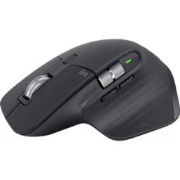 Cashtro Ltd Logitech MX Master 3S - Wireless Performance Mouse with Ultra-Fast Scrolling, Ergonomic, 8K DPI, Glass Tracking, Silent Clicks, USB-C, Bluetooth, Windows, Linux, Chrome - Dark Gray, New