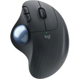 Logitech ERGO M575 Wireless Trackball Mouse - Easy thumb control, precision and smooth tracking, ergonomic comfort design, for Windows, PC and Mac with Bluetooth and USB capabilities - Grey, New