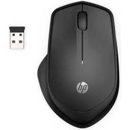 HP 280 Silent Wireless Mouse - Blue Optical Technology, 1600 DPI, Ergonomic Design, USB-A Dongle, Black, New