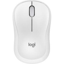 Logitech M240 Silent Bluetooth Mouse, Wireless, Compact, Portable, Smooth Tracking, 18-Month Battery, for Windows, macOS, ChromeOS, Compatible with PC, Mac, Laptop, Tablets - White, New