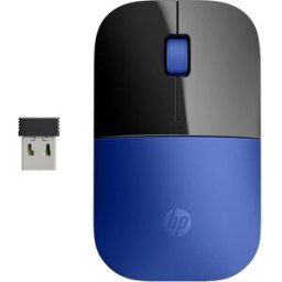 HP Z3700 Wireless Mouse – Blue, Slim Design, 2.4GHz, 1200 DPI Optical Sensor, Multi-OS Compatible, Blue LED, Up to 16 Months Battery Life