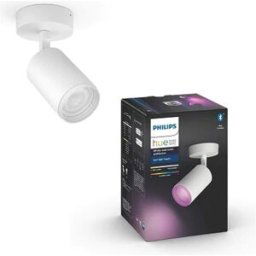 Philips Hue Fugato Smart Ceiling Spotlight – White & Colour Ambiance LED (GU10) – White, New