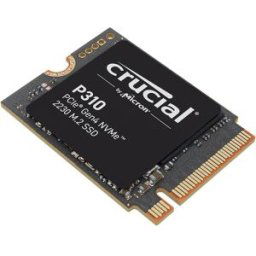 Crucial P310 1TB M.2 2230 NVMe PCIe Gen4 SSD – Up to 7,100MB/s, Compatible with Steam Deck, ASUS ROG Ally, MSI Claw & Microsoft Surface – CT1000P310SSD2, Used - Like New