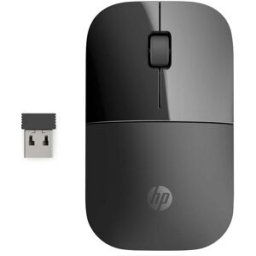 HP Z3700 Wireless Mouse – Slim, 2.4GHz Connectivity, 1200 DPI Optical Sensor, Multi-Surface, Blue LED, Up to 16-Month Battery Life – Black