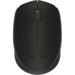 Logitech M171 Wireless Mouse – 2.4GHz with USB Receiver, Optical Tracking, 12-Month Battery, Ambidextrous Design – Black