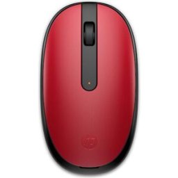 HP 240 Bluetooth Wireless Mouse – Red, Bluetooth 5.1, 1600 DPI Optical Sensor, Lightweight, Ambidextrous Design with AES Technology