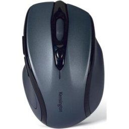 Kensington Pro Fit Wireless Mouse - Mid-Sized 5-Button Optical Home Office Wireless Mouse with Ergonomic Right-Handed Shape and Plug & Play Set Up - Compatible with Windows & MacOS - Grey, New