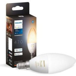 Philips Hue White Ambiance Smart Light Bulb – E14 Small Edison Screw, Bluetooth, Works with Alexa, Google Assistant & Apple HomeKit, New