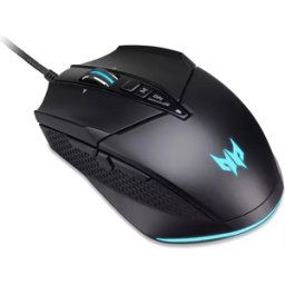 Cashtro ltd Acer Predator Cestus 335 Gaming Mouse 19,000 DPI, 400 IPS Tracking, 10 Programmable Buttons, 0.5 ms Response Time, RGB Lighting, Black, New