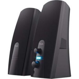 Trust Almo 2.0 PC Speaker Set – 10W Peak Power, USB Powered, 3.5mm Audio Connection, Clear Sound for PC, Laptop & Mac – Black, New
