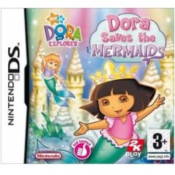 Dora Saves the Mermaids - Nintendo DS Game, Used - Without Case