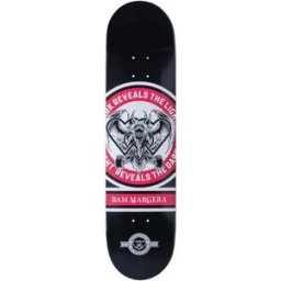 Heart Supply Bam Margera Skateboard Deck (Reveal) - Black;White;Red - Size: 8