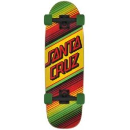 Santa Cruz Skateboards Santa Cruz Street Cruiser Skateboard (Serape) - Yellow;Green;Red - Size: 8.79