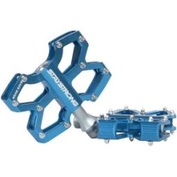Stay Strong Axis Mini Pedale Black BMX Pedals (Blue) - Blue