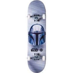 Element Star Wars Complete Skateboard (Mandalorian Beskar) - Black;Silver - Size: 8