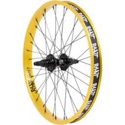 Rant Party On V2 20" Cassette BMX Rear Wheel (Matte Gold - Right hand drive) - Gold