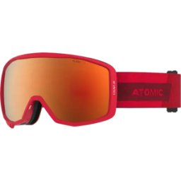 Atomic Count Junior Spherical Ski Goggles (Red) - Red