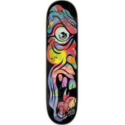 Santa Cruz Skateboards Santa Cruz Everslick Skateboard Deck (Roskopp Pseudo) - Black;Yellow;Red - Size: 8