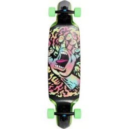 Santa Cruz Skateboards Santa Cruz Drop Down Complete Longboard (Obscure Hand) - Black;Pink;Blue - Size: 9.5