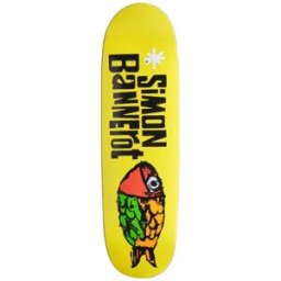 Girl Pictograph Skateboard Deck (Bannerot) - Yellow;Black;Red - Size: 8