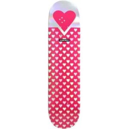 Heart Supply Upward Skateboard Deck (Sweethearts) - Pink;Silver - Size: 7.75