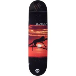 Jart Skateboards Jart Mark Frolich Pro Skateboard Deck (Tiger Sunset) - Black;Orange - Size: 8