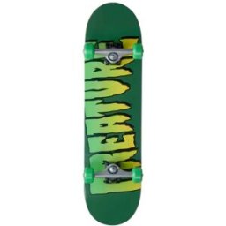 Creature Logo Complete Skateboard (Full Logo) - Green;Yellow;Black - Size: 8