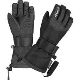 Reusch Baseplate R-TEX XT Junior Gloves (Black/Silver) - Black;Silver - Size: 4