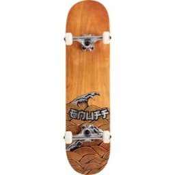 Enuff Big Wave Complete Skateboard (Brown) - Brown;Silver - Size: 8