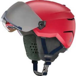 Atomic Savor Visor Kids Ski Helmet (Red) - Red - Size: Extra Small