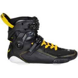Powerslide Tau Bis_onte Boot Only (Black) - Black;Yellow - Size: 6 EU