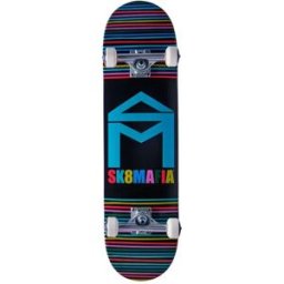 Sk8mafia House Logo Complete Skateboard (Yarn) - Blue;Yellow;Pink - Size: 8