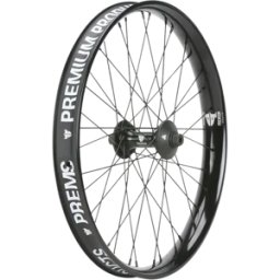 Premium Curb Cutter Front BMX Wheel (Black) - Black