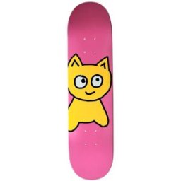 Meow Skateboards Meow Big Cat Skateboard Deck (Pink) - Pink - Size: 7.25
